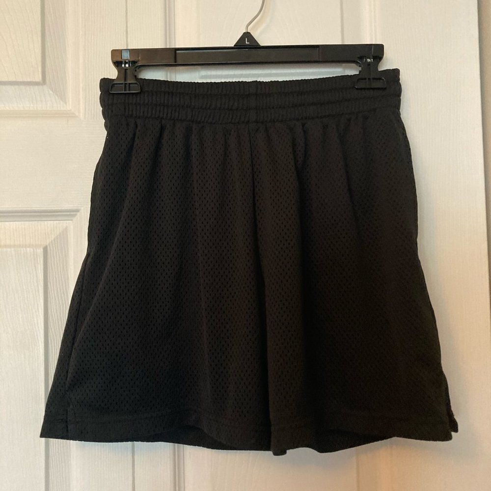 Black basketball shorts